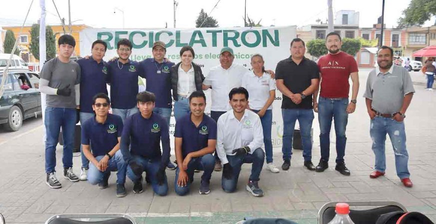 Con Reciclatron, cuidan el medio ambiente en Amozoc