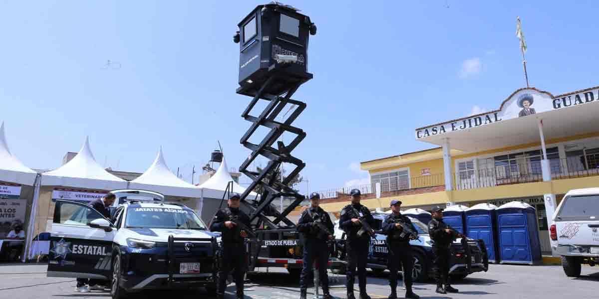 Puebla avanza en seguridad con videovigilancia e innovación tecnológica
