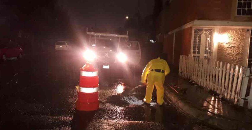 Reporte de atención por lluvia