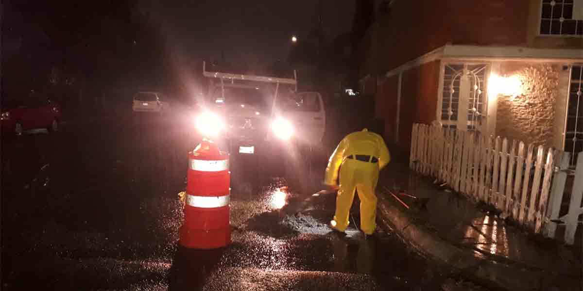 Reporte de atención por lluvia