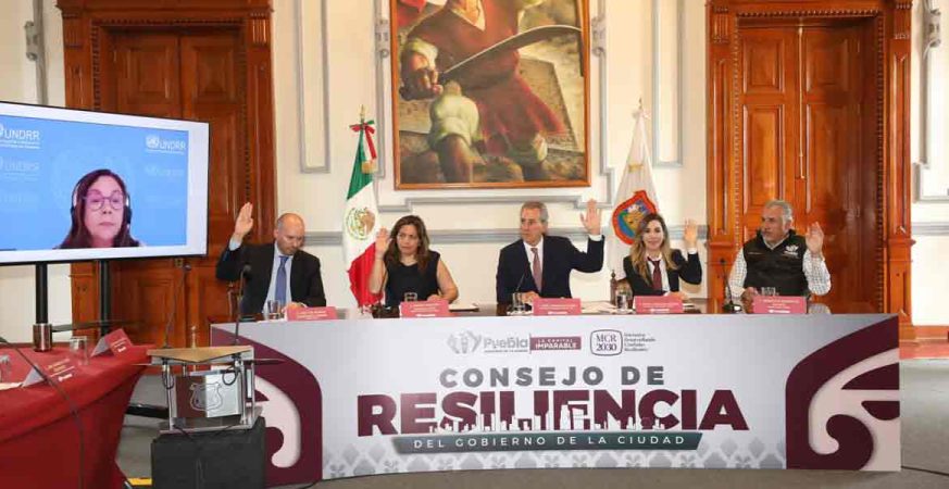 Instala la capital de Puebla el primer Consejo de Resiliencia Municipal del país