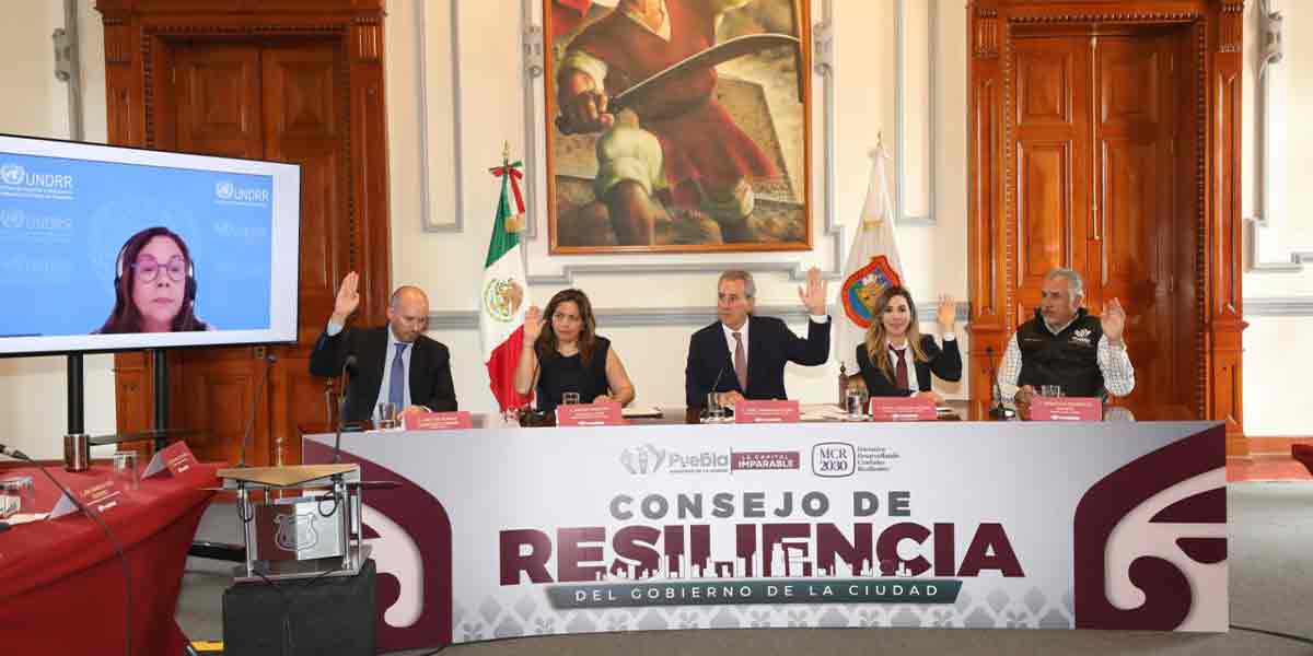Instala la capital de Puebla el primer Consejo de Resiliencia Municipal del país