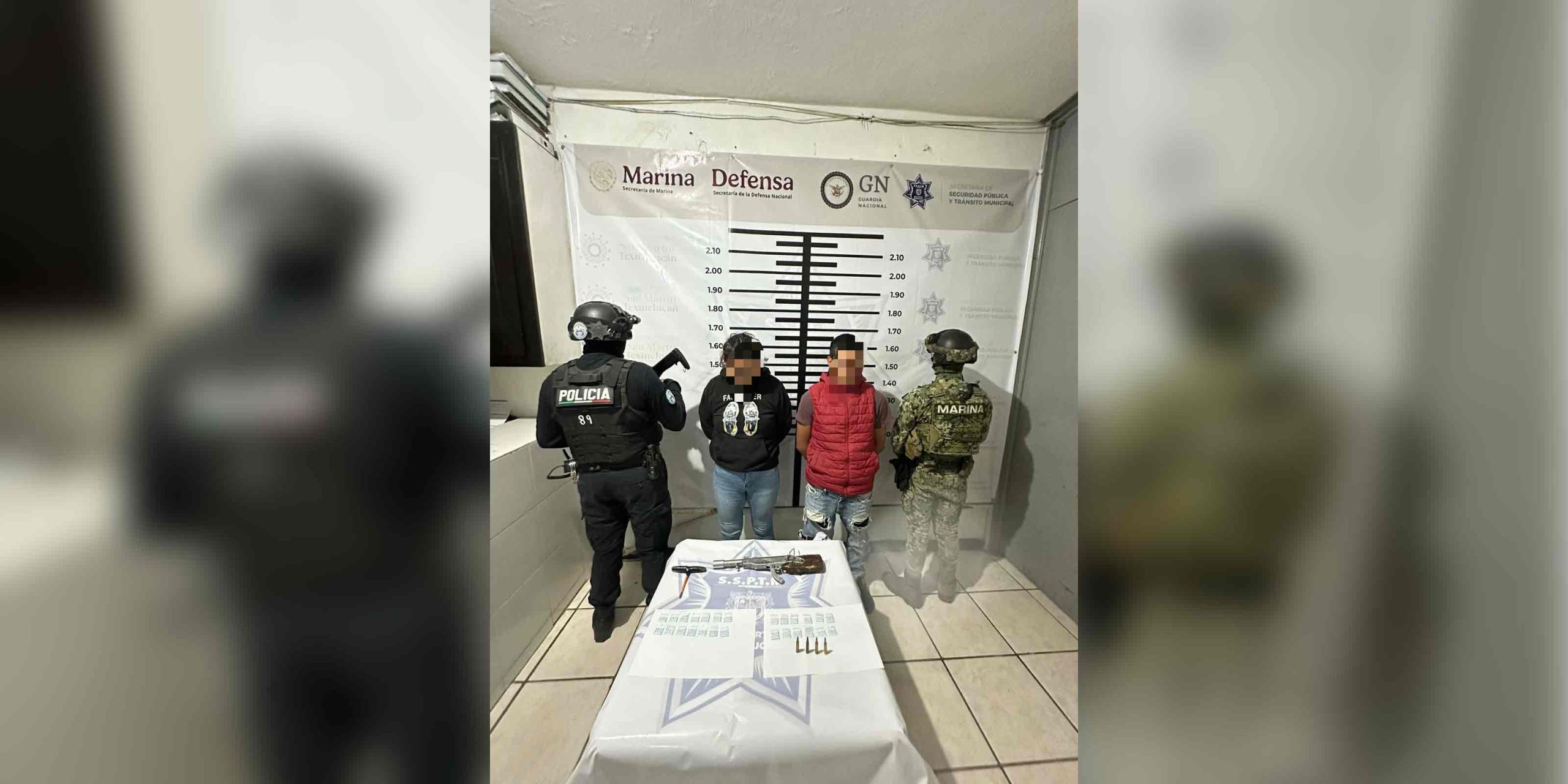 Detiene Policía de la Ciudad a cuatro hombres presuntamente dedicados al robo de vehículo