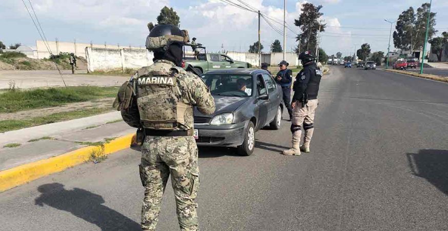 Continúan operativos de seguridad en San Martín Texmelucan con apoyo de los tres órdenes de gobierno