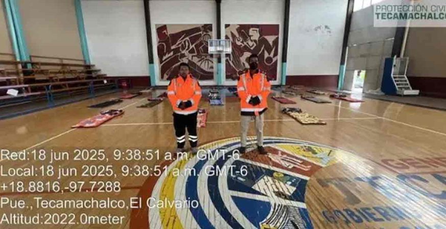 Por alerta del huracán Erick, activan protocolos de seguridad en Tecamachalco