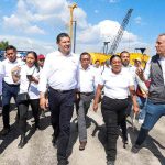Supervisa Pepe Chedraui rehabilitación vial en la colonia Aquiles Serdán