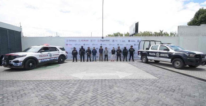 Detiene Policía de la Ciudad a cuatro hombres presuntamente dedicados al robo de vehículo