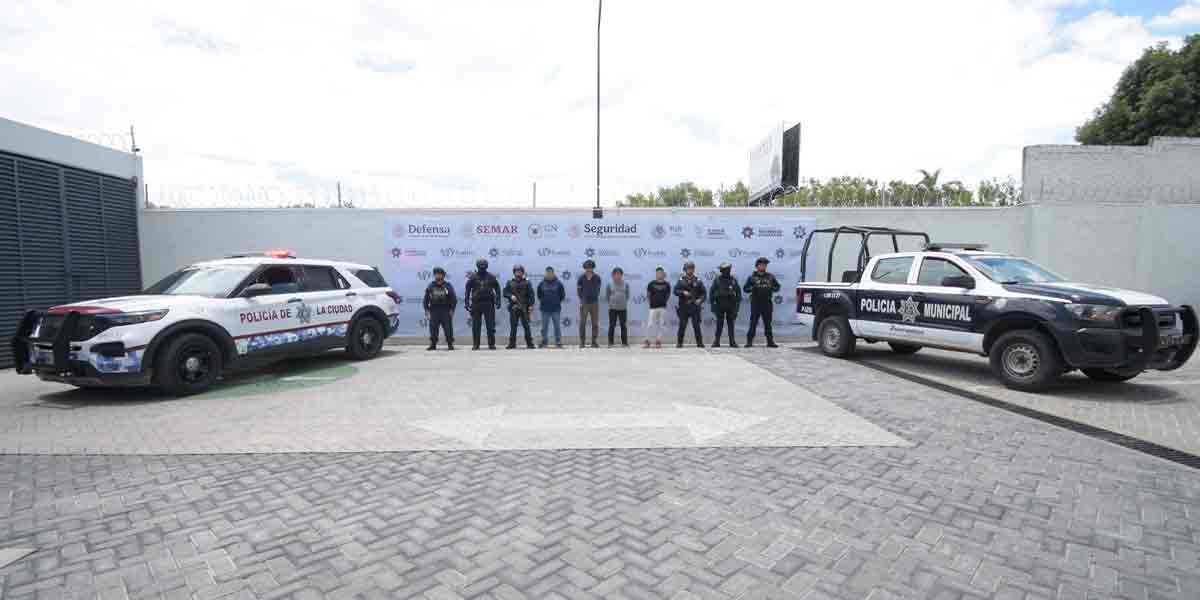 Detiene Policía de la Ciudad a cuatro hombres presuntamente dedicados al robo de vehículo