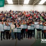 se realiza en Texmelucan la primera entrega 2025 de despensas del programa estatal de atención alimentaria