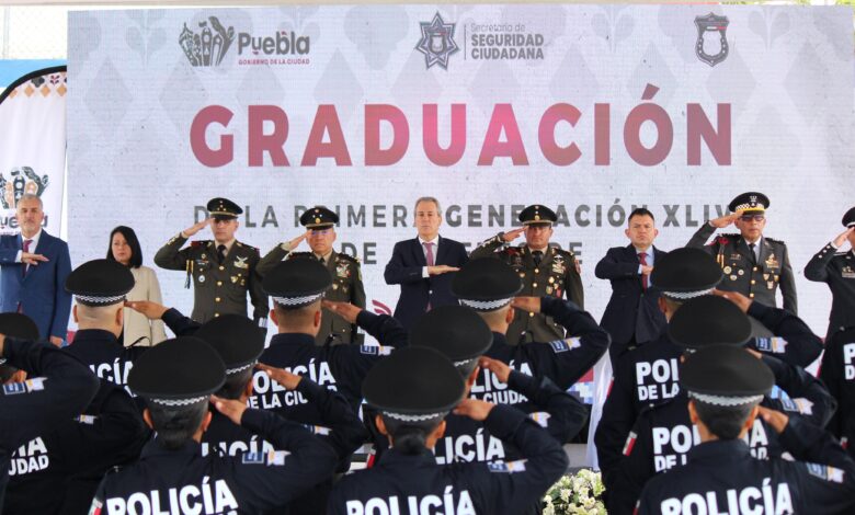 Encabeza Pepe Chedraui graduación cadetes de la Academia de la SSC
