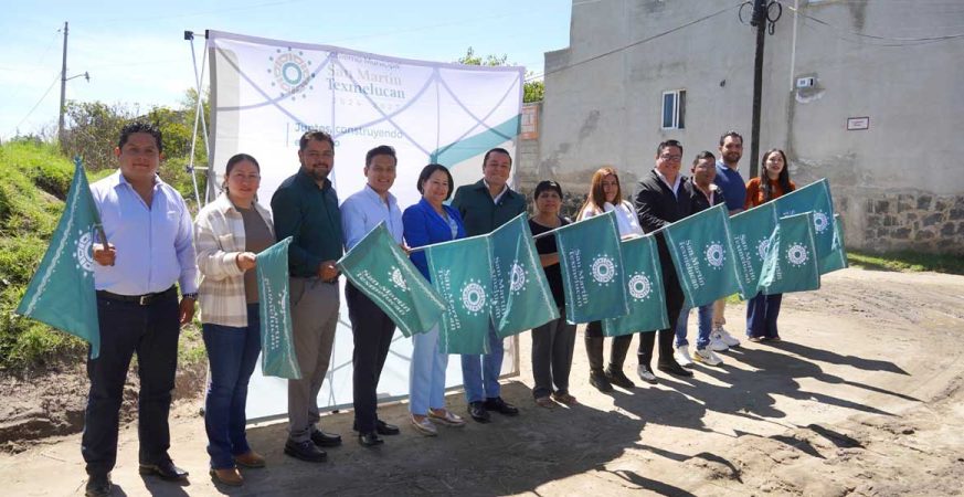 GOBIERNO DE TEXMELUCAN INVIERTE MÁS DE 6.7 MDP EN PAVIMENTACIÓN DE CALLE EN TLANALAPAN