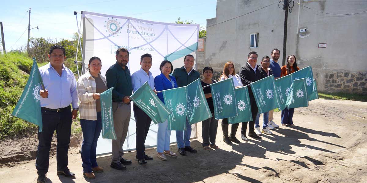 GOBIERNO DE TEXMELUCAN INVIERTE MÁS DE 6.7 MDP EN PAVIMENTACIÓN DE CALLE EN TLANALAPAN