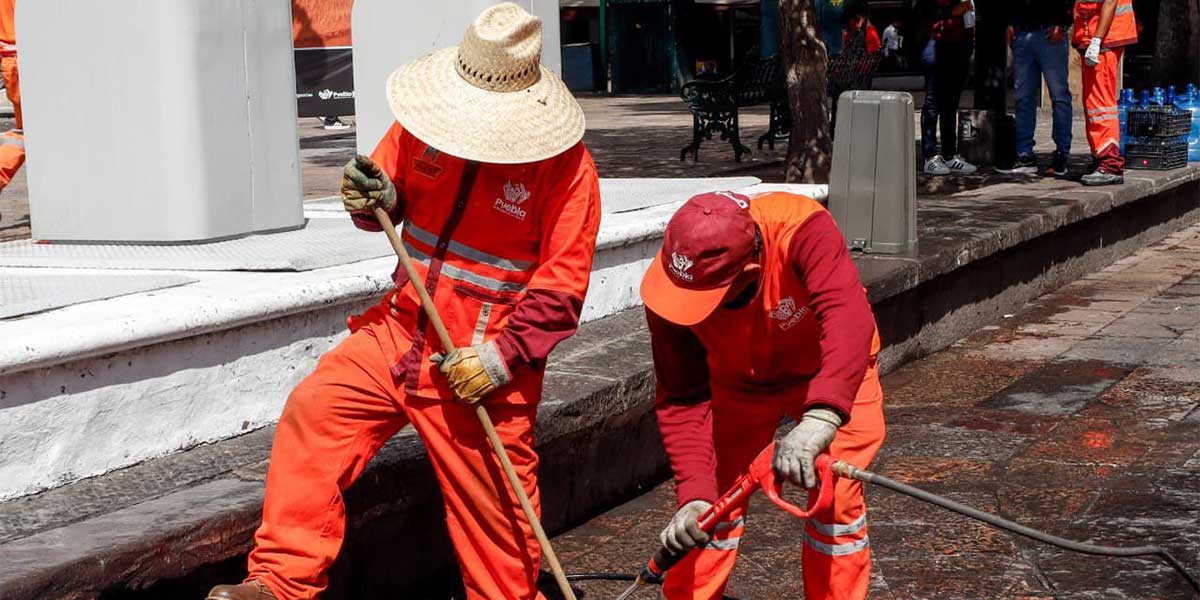Refuerza Gobierno de la Ciudad la limpieza en el Centro Histórico con una intervención integral