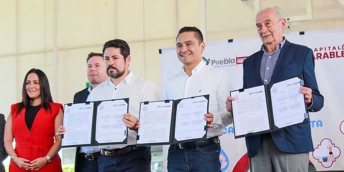 Firma Gobierno de la Ciudad convenio con Parque España para implementar el programa “Reusando Ando: cada gota cuenta”