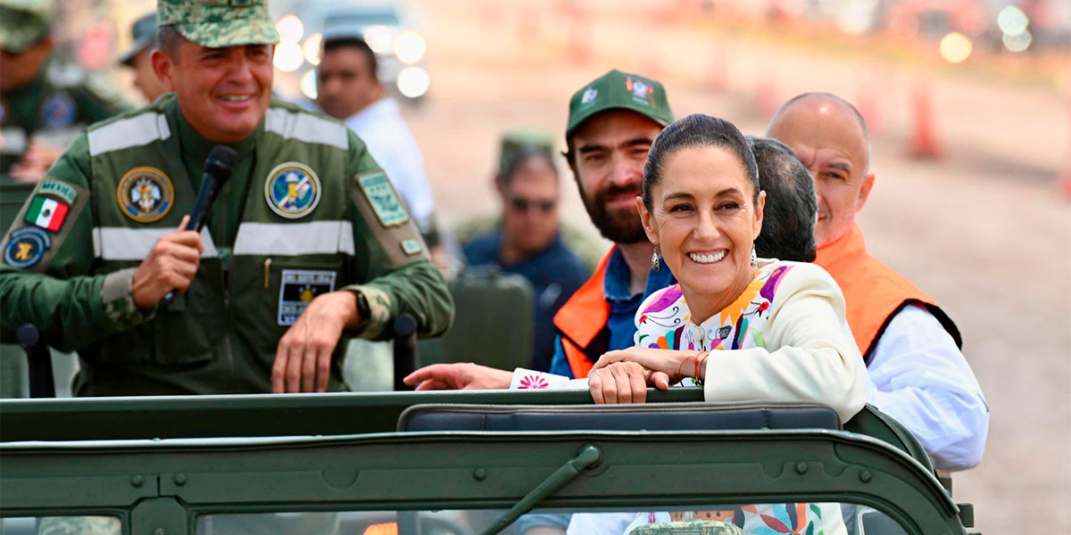 AVANZA CONSTRUCCIÓN DE TREN MÉXICO-PACHUCA; PRESIDENTA CLAUDIA SHEINBAUM SUPERVISA OBRA