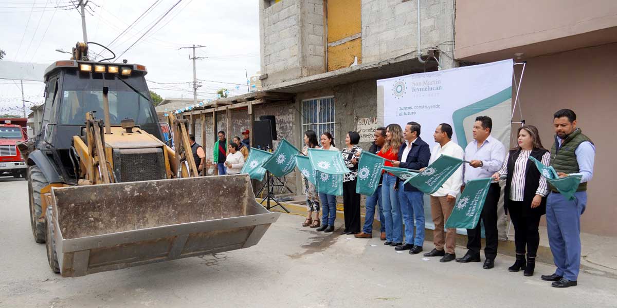 GOBIERNO DE TEXMELUCAN DESTINA 12.5 MDP PARA PAVIMENTACIÓN DE AVENIDA QUE CONECTA A MOYOTZINGO Y TIANGUISMANALCO