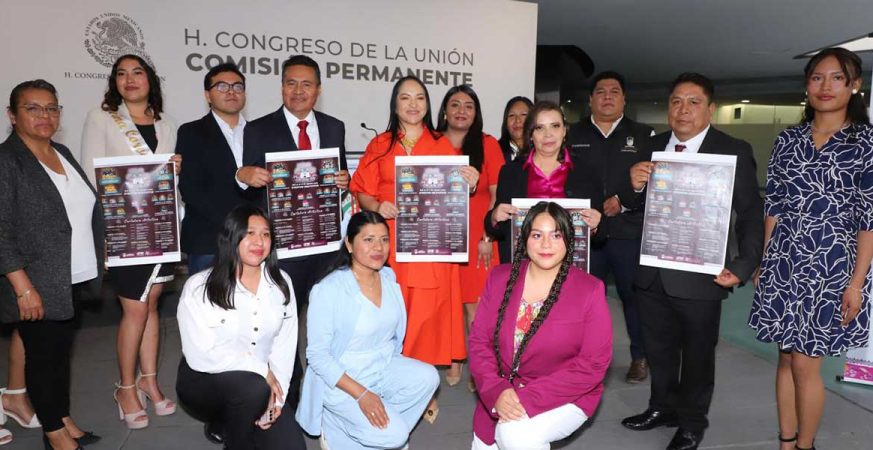 PRESENTA LIZ SÁNCHEZ EN EL SENADO LAS FERIAS DE LA MANZANA DE ZACATLÁN Y DE CORONANGO, PUEBLA