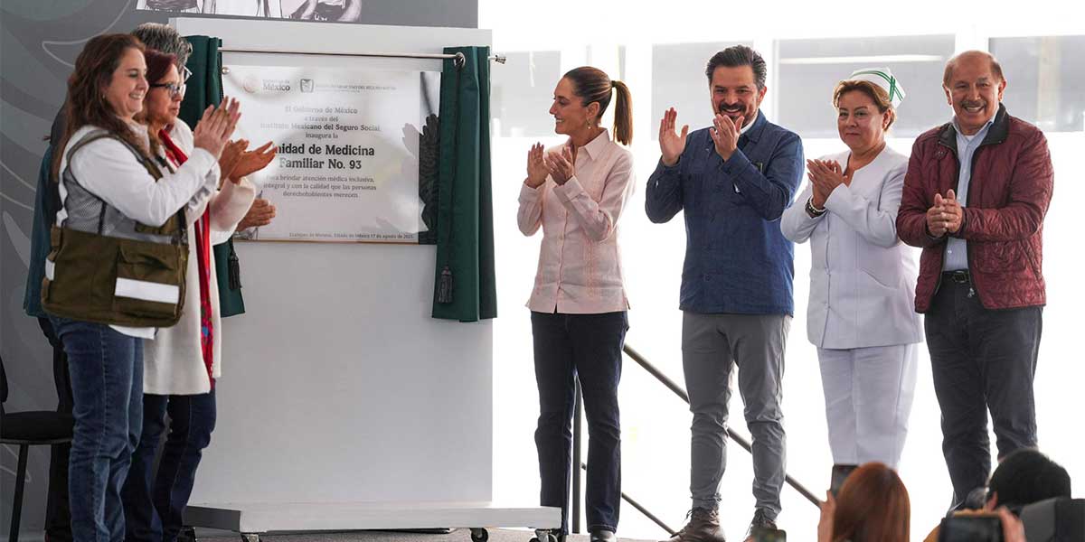 PLAN DEL ORIENTE DEL EDOMEX: INAUGURA PRESIDENTA CLAUDIA SHEINBAUM UNIDAD DE MEDICINA FAMILIAR 93 DE ECATEPEC