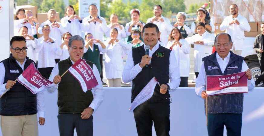 Puebla se suma a Rutas de la Salud, para que medicamentos lleguen a hospitales de IMSS-Bienestar