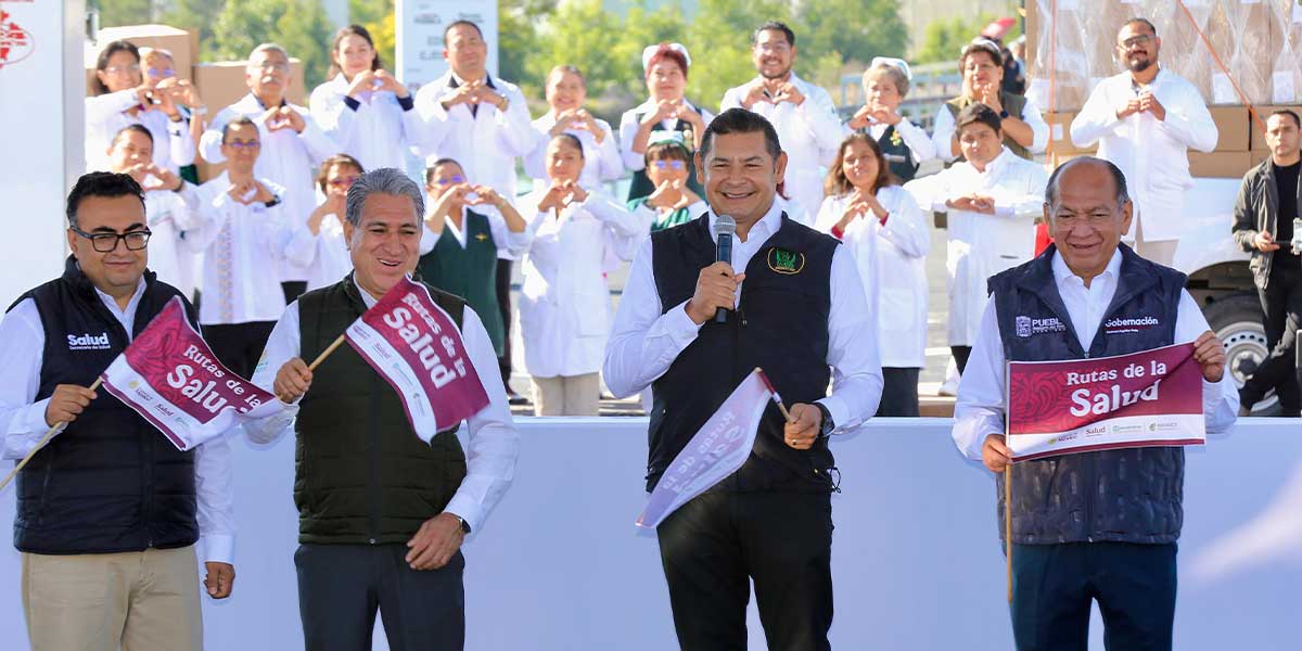 Puebla se suma a Rutas de la Salud, para que medicamentos lleguen a hospitales de IMSS-Bienestar