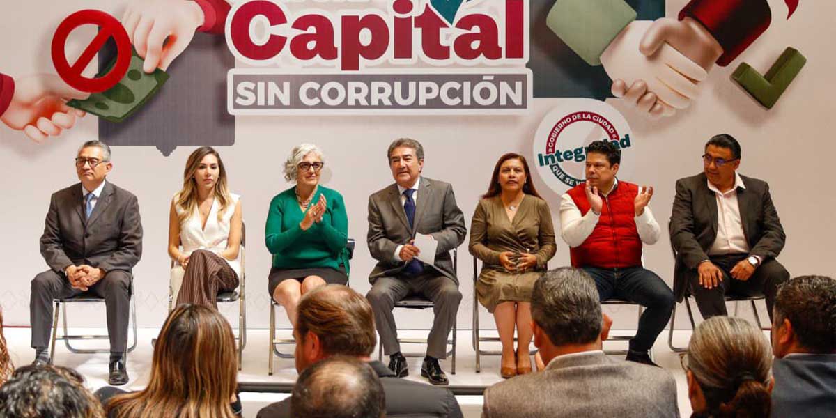 Impulsa Gobierno de la Ciudad campaña “Por una Capital sin Corrupción”