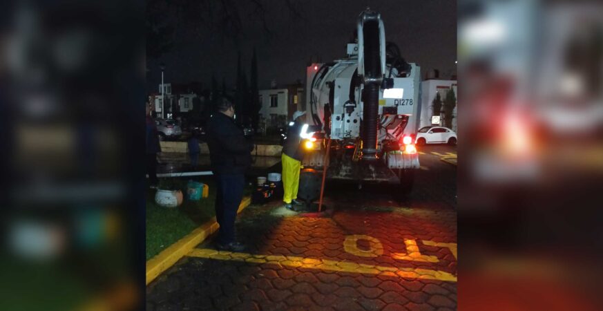 Agua de Puebla y Ayuntamiento atienden 13 puntos críticos tras fuerte lluvia en la capital