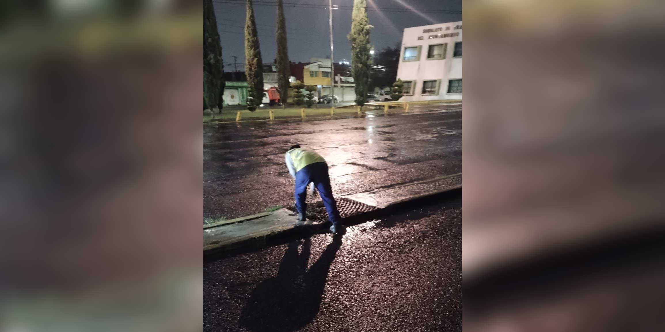 Comité Tláloc responde con eficacia, 15 puntos críticos intervenidos tras fuerte lluvia: Gobierno de la Ciudad y Agua de Puebla