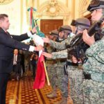 ENCABEZA ALCALDE DE TEXMELUCAN, JUAN MANUEL ALONSO, CEREMONIA DE GRITO DE INDEPENDENCIA
