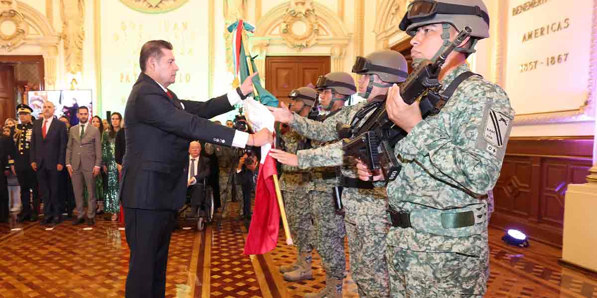 Con patriotismo, Puebla vibra con primer grito de Independencia del gobernador Alejandro Armenta