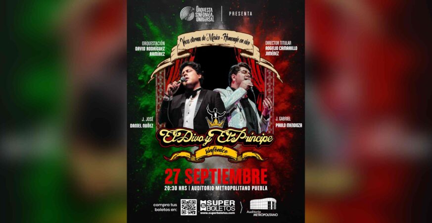 El Divo y el Príncipe Sinfónico llegan a Puebla: un homenaje inédito a dos leyendas de México