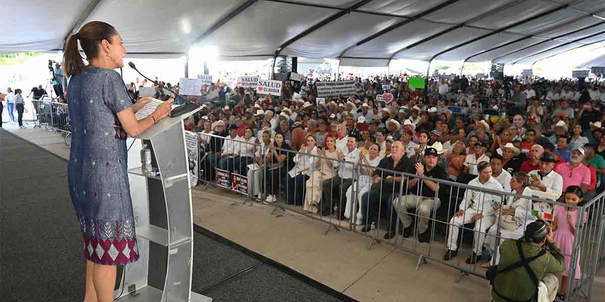 EN SINALOA, PRESIDENTA CLAUDIA SHEINBAUM ANUNCIA HISTÓRICO ACUERDO CON ESTADOS UNIDOS PARA CONTROLAR EL PASO DE ARMAS DE EU A MÉXICO