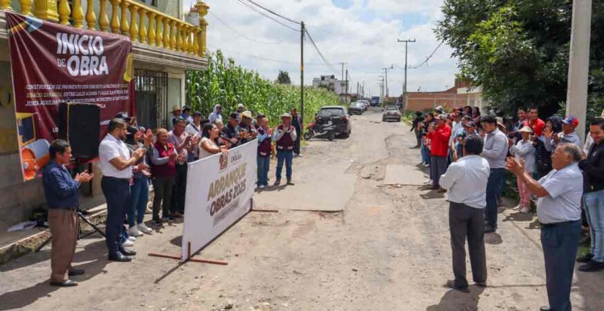Rehabilita Gobierno de Tonantzin Fernández más vialidades en San Pedro Cholula