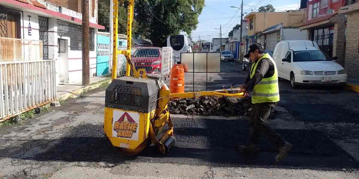 Campaña Capitalina Bacheando Puebla: más de 153 mil baches atendidos