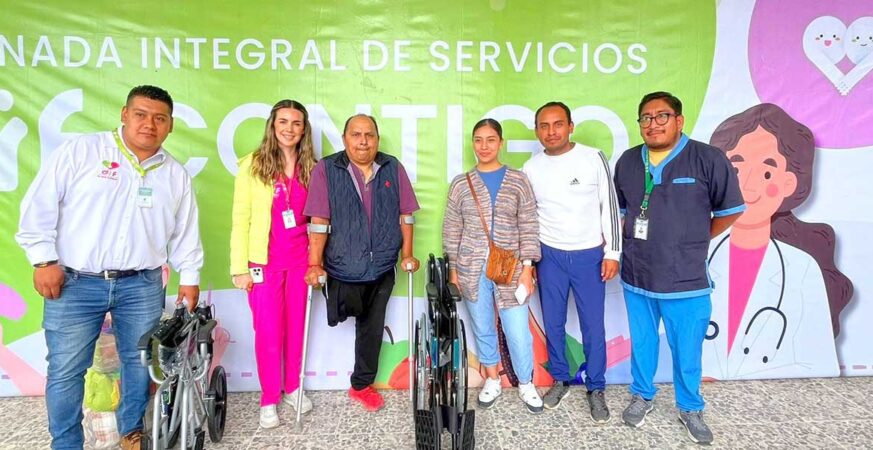 DIF DE TEXMELUCAN MEJORA CALIDAD DE VIDA DE PERSONAS CON LA ENTREGA DE APARATOS ORTOPÉDICOS