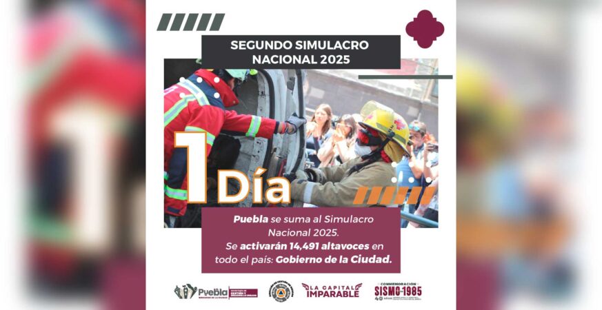 Con el 2º Simulacro Nacional 2025 se activarán más de 14 mil altavoces en el país; Gobierno de la Ciudad invita a participar