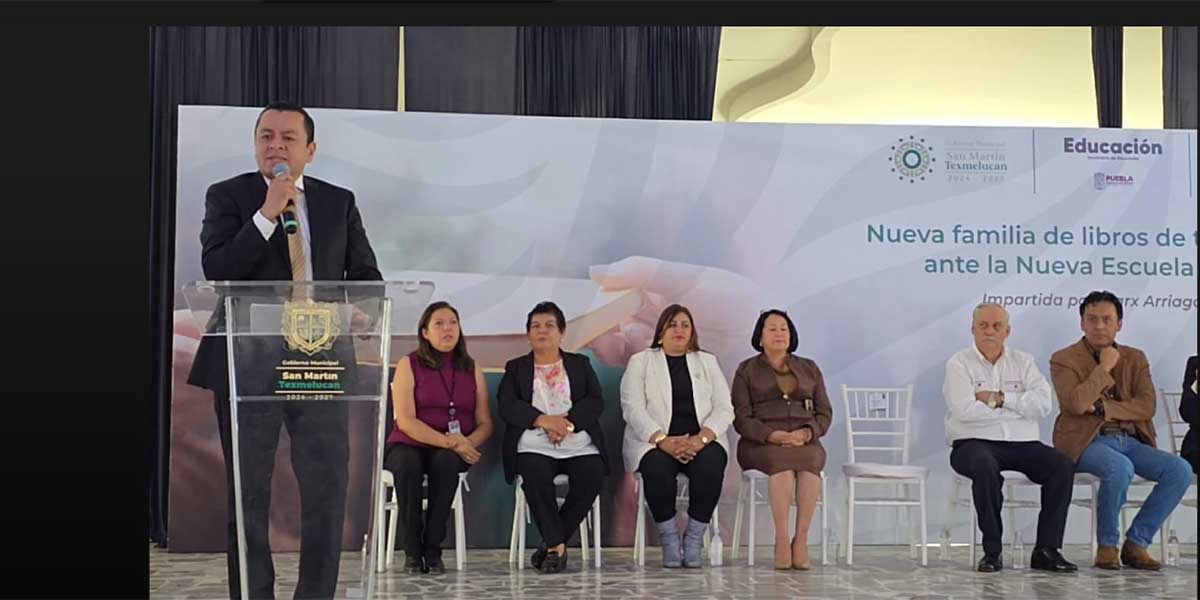 San Martín Texmelucan presenta la Nueva Familia de Libros de Texto Gratuitos