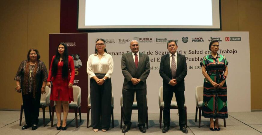 Gobierno estatal impulsa seguridad y salud laboral en Puebla