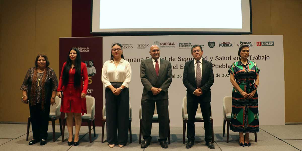 Gobierno estatal impulsa seguridad y salud laboral en Puebla