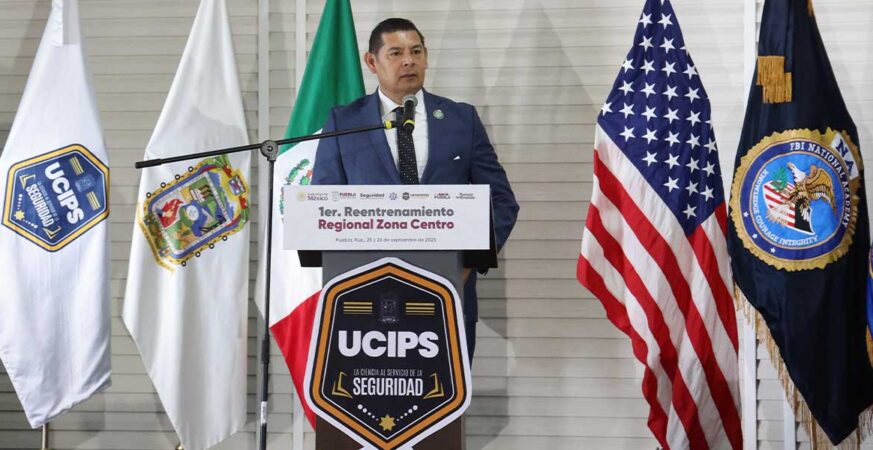 Organismos internacionales colaboran en entrenamiento de cuerpos de Seguridad; Puebla a la vanguardia