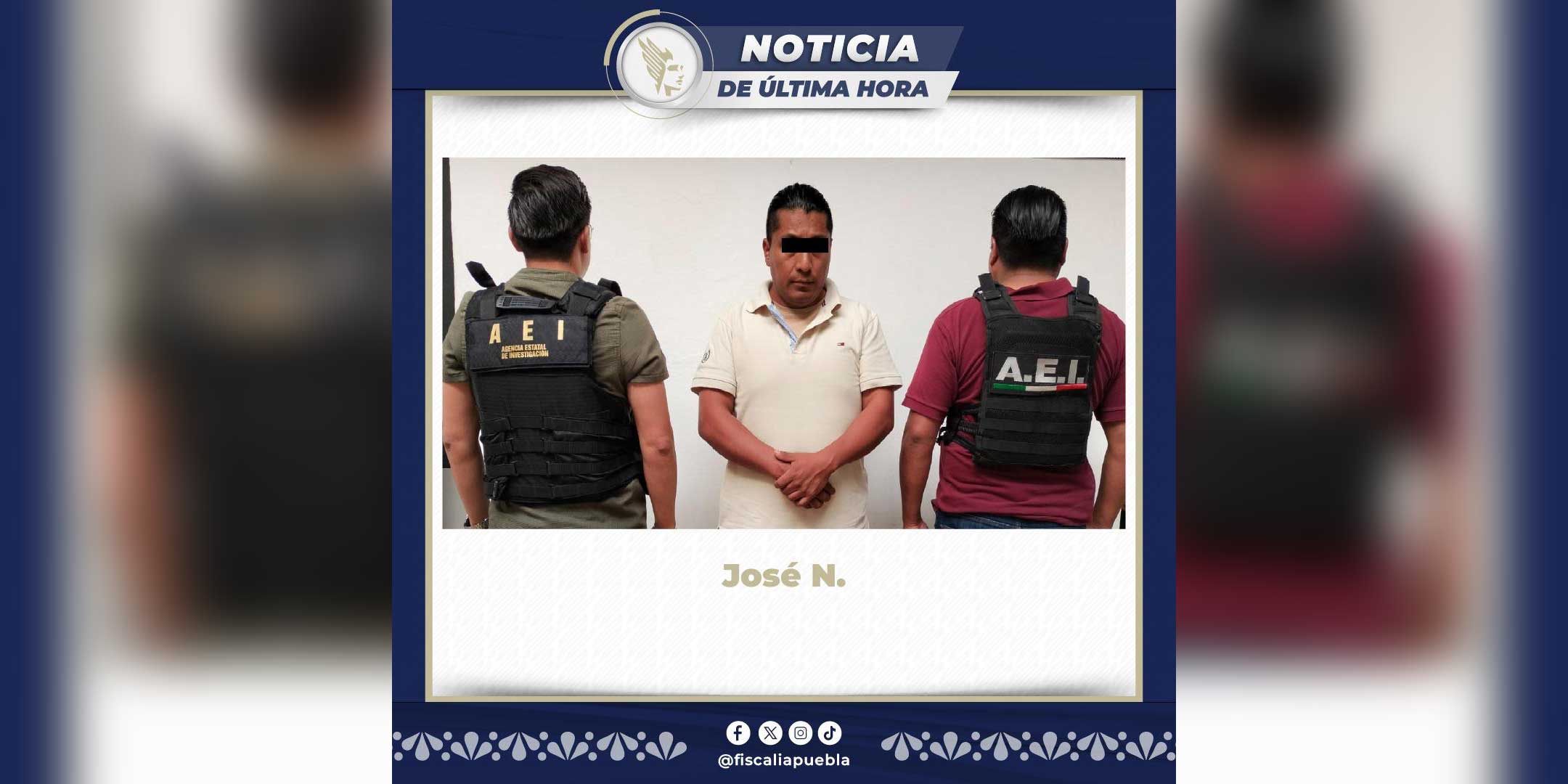 Fiscalía de Puebla detiene a presunto agresor sexual tras orden judicial