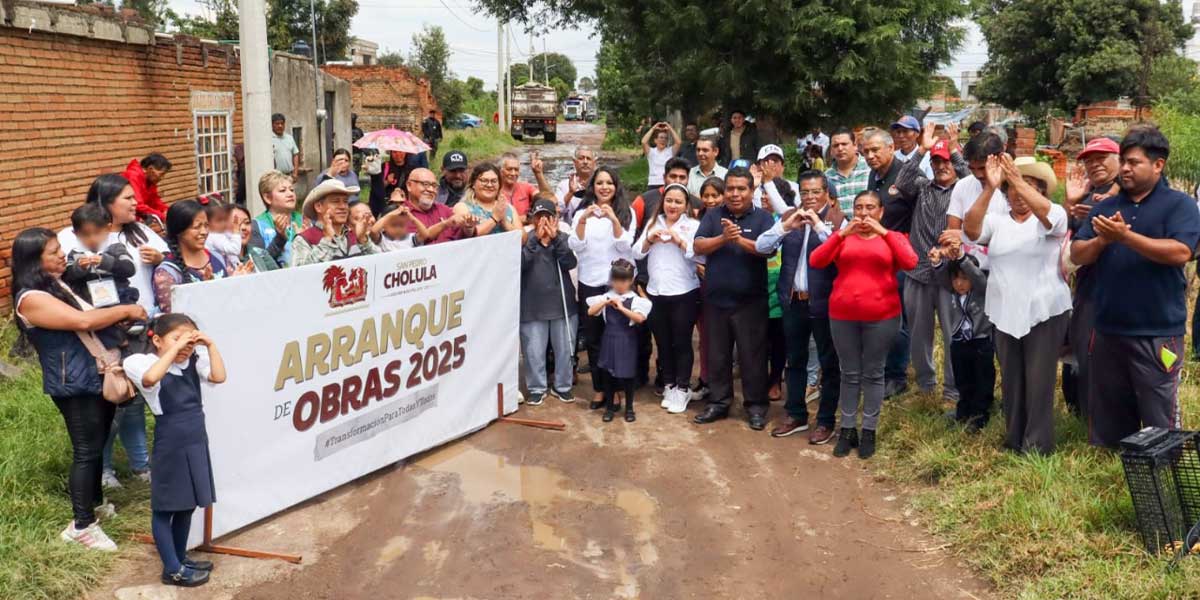 Tonantzin Fernández continúa mejorando la imagen urbana de San Pedro Cholula