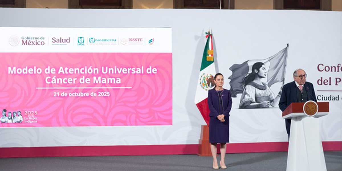 PRESIDENTA CLAUDIA SHEINBAUM ANUNCIA INVERSIÓN DE 8 MIL MDP PARA MODELO DE ATENCIÓN UNIVERSAL DE CÁNCER DE MAMA, QUE REPRESENTA “UN ANTES Y UN DESPUÉS”
