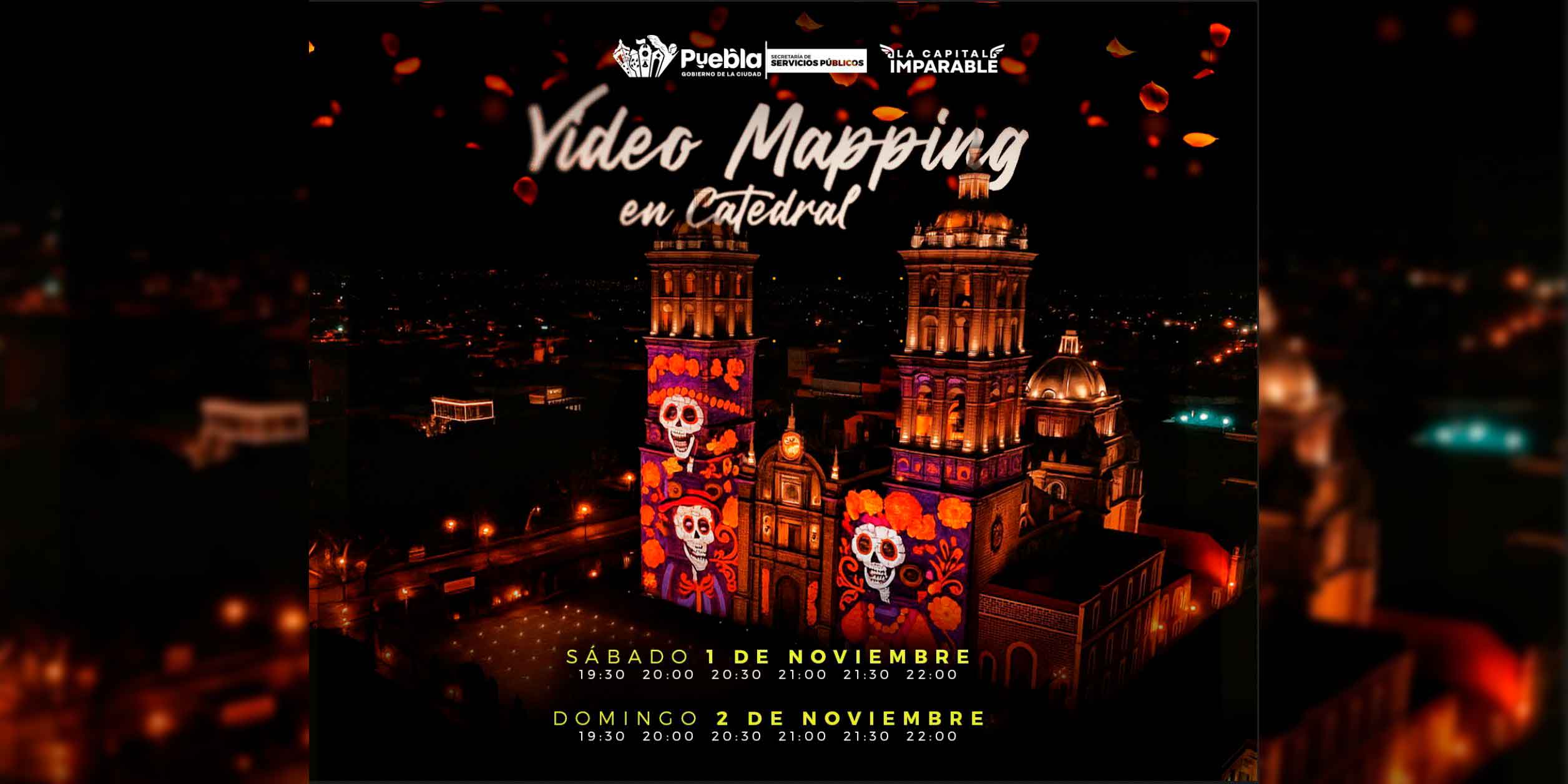Proyectará Gobierno de la Ciudad videomapping conmemorativo al Día de Muertos