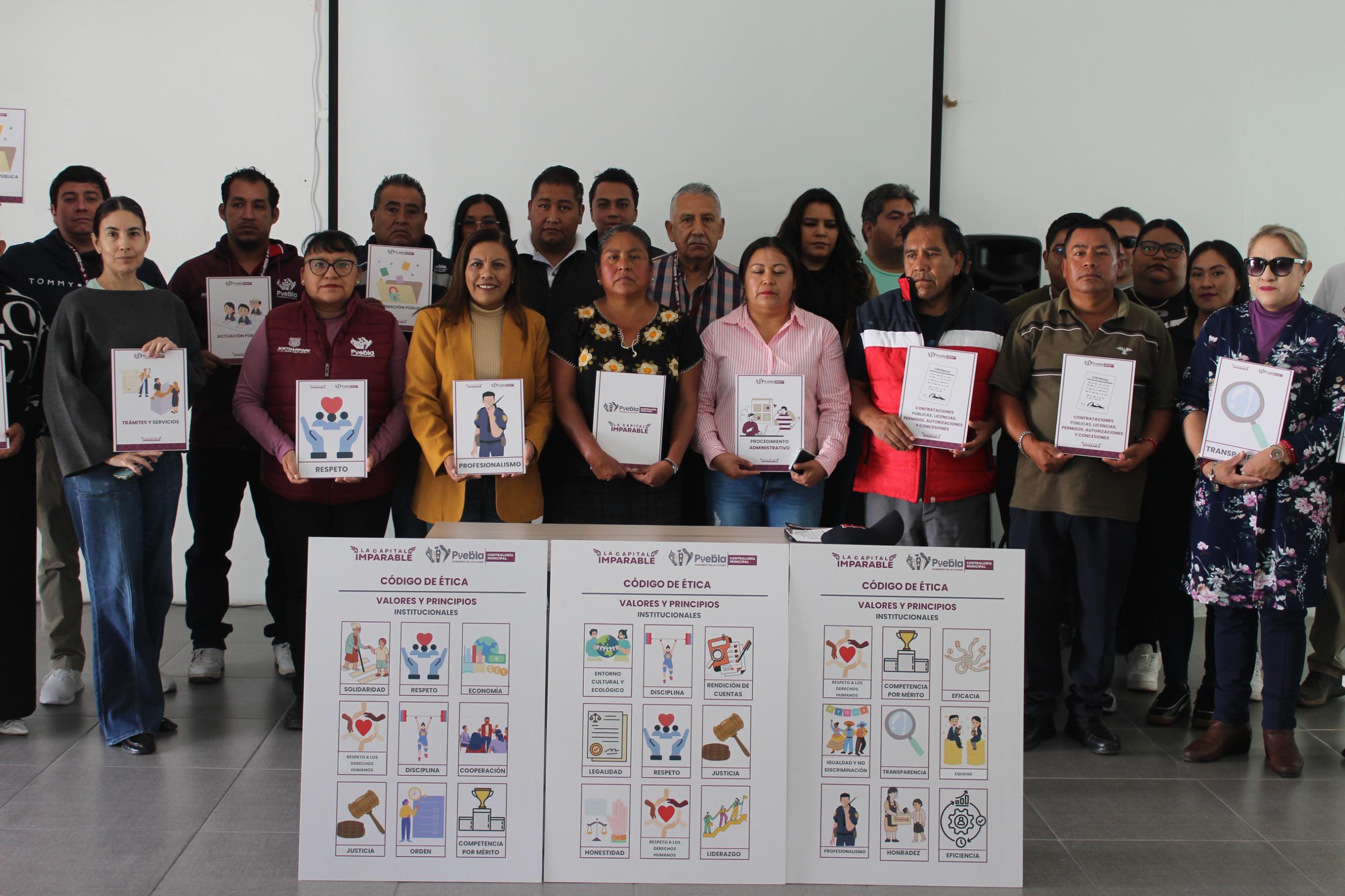 Participa Contralora Municipal en capacitación sobre Código de Ética dirigida a las 17 juntas auxiliares