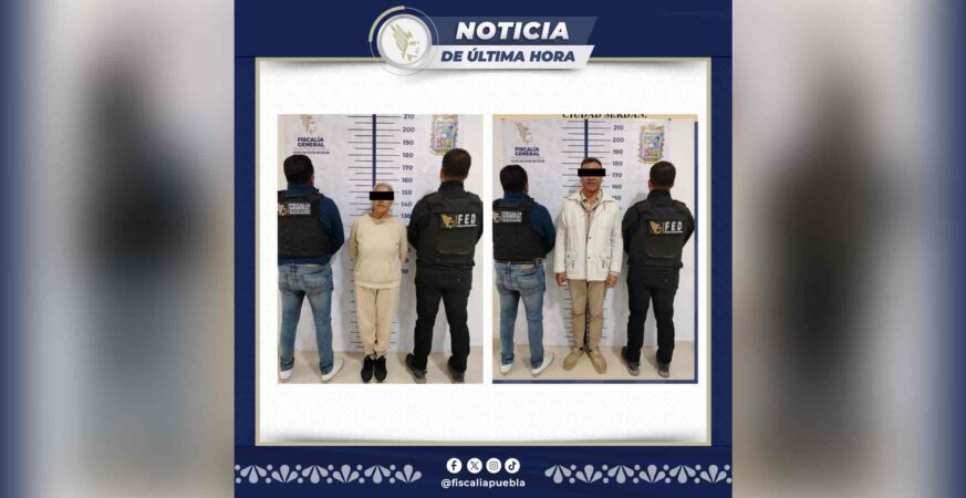 Fiscalía de Puebla aprehende a abuelos acusados de desaparición de sus tres nietas menores de edad