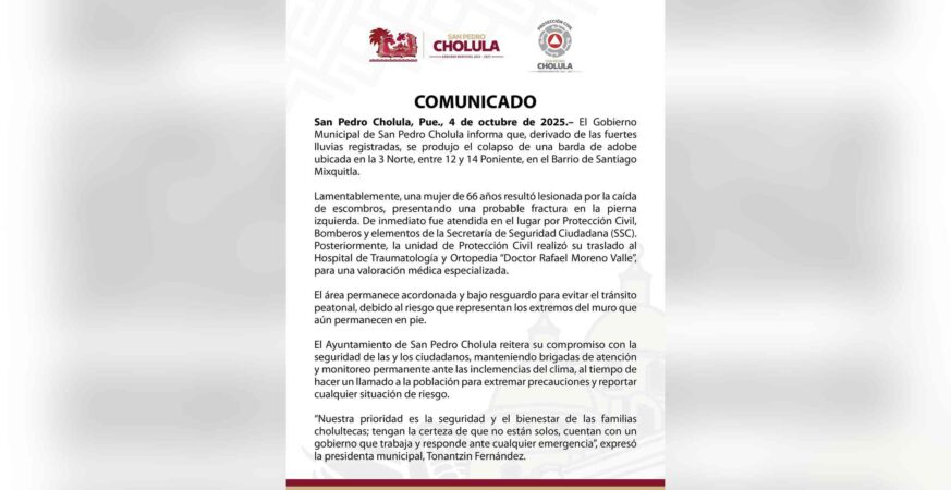 COMUNICADO