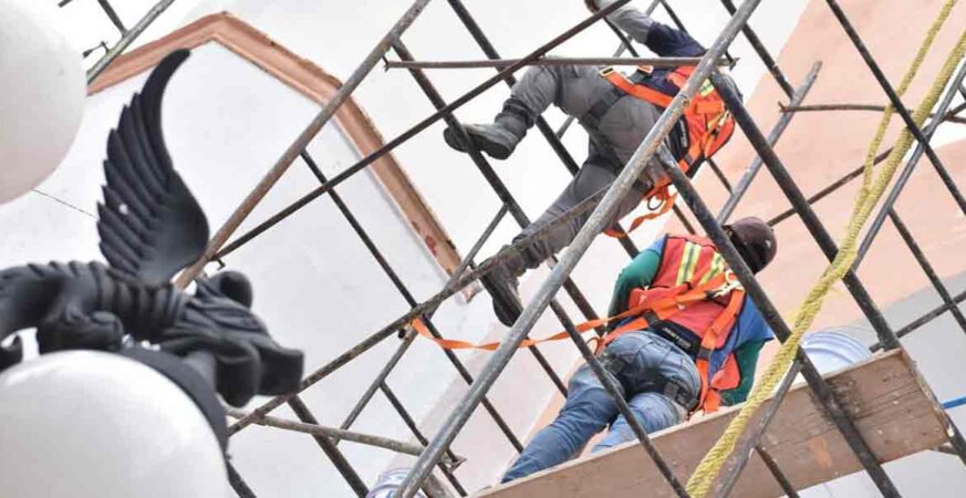 Realiza Gobierno de la Ciudad trabajos de mantenimiento para preservar templos del Centro Histórico