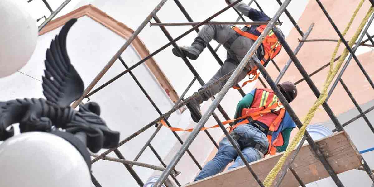 Realiza Gobierno de la Ciudad trabajos de mantenimiento para preservar templos del Centro Histórico