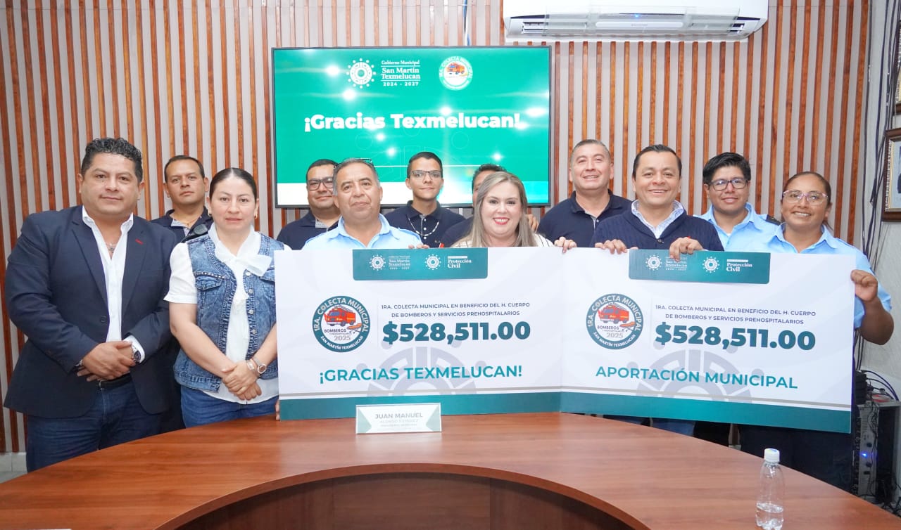 RECAUDA MÁS DE 1 MILLÓN DE PESOS LA PRIMERA COLECTA MUNICIPAL A FAVOR DE BOMBEROS Y SERVICIOS PREHOSPITALARIOS