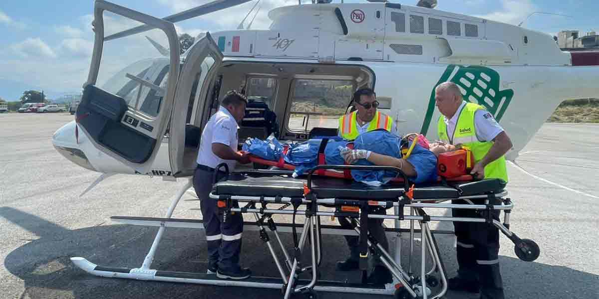 Gobierno de Puebla coordina traslado al Hospital de la Mujer para atender a mujer de Huauchinango con complicaciones en embarazo